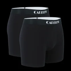 Lukas Boksershorts long 2 pk - Svart/svart