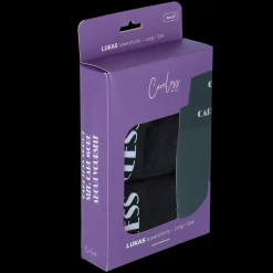 Lukas Boksershorts long 2 pk - Svart/svart