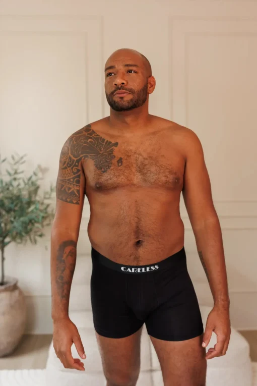 Lukas Boksershorts long 2 pk - Svart/svart