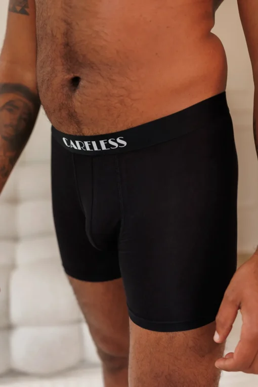 Lukas Boksershorts long 2 pk - Svart/svart