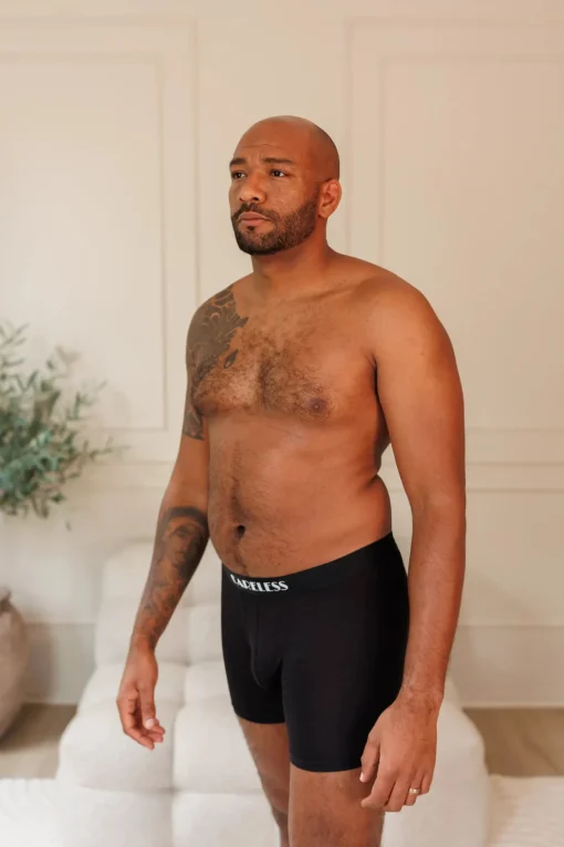 Lukas Boksershorts long 2 pk - Svart/svart