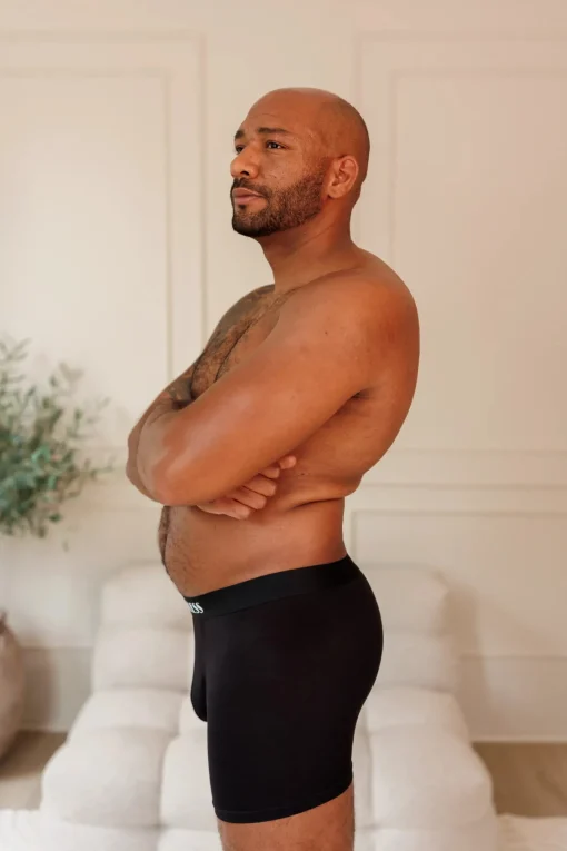 Lukas Boksershorts long 2 pk - Svart/svart