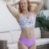 Miami bikinitopp - Lilla - Flowerpower