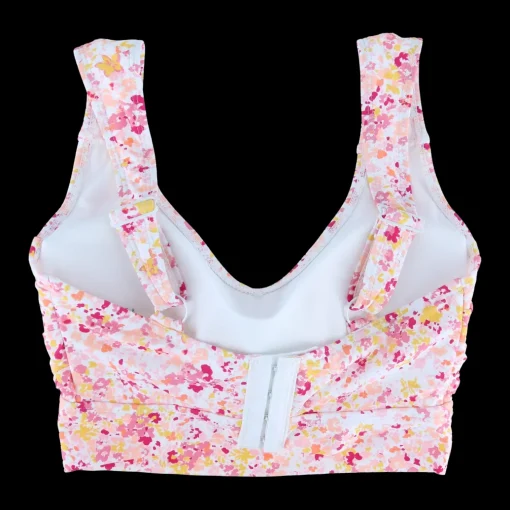 Miami bikinitopp - Lyserosa - Flower paint