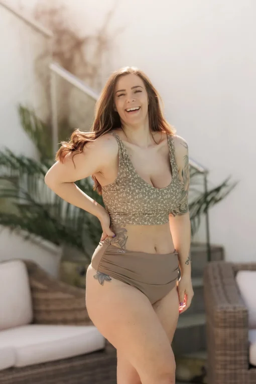 Miami bikinitopp - Mørk beige - Dalia