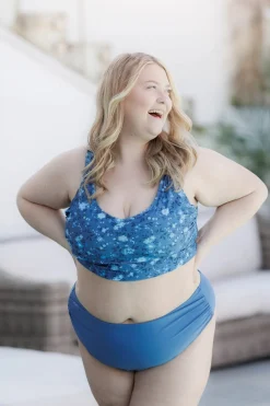 Miami bikinitopp - Mørkeblå - Pansy