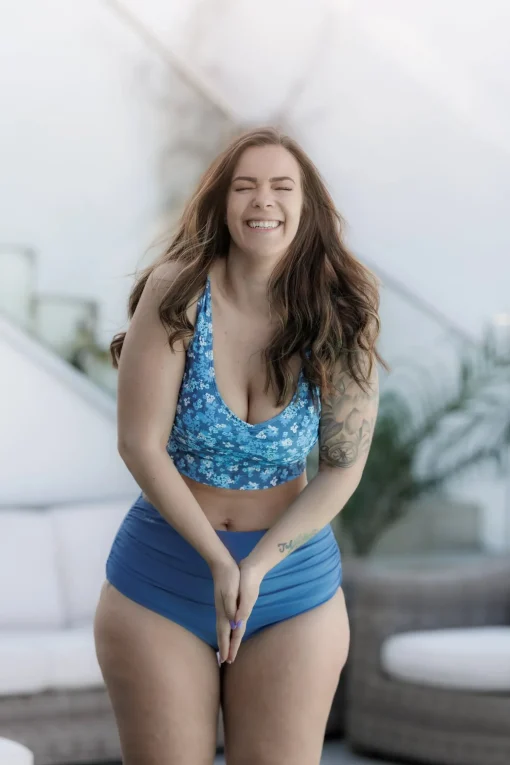 Miami bikinitopp - Mørkeblå - Bellflower