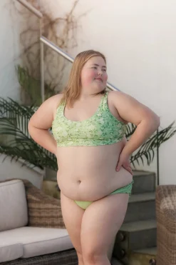 Miami bikinitopp - Pastellgrønn - Pansy