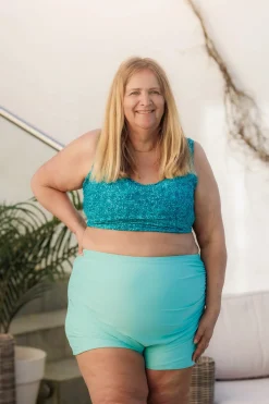 Miami bikinitopp - Turkis - Meadow
