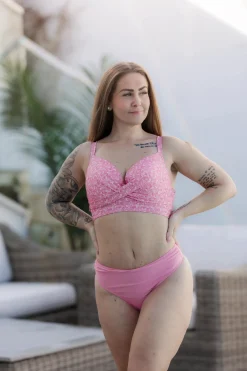 Mid Waist Bikini String - Lyserosa