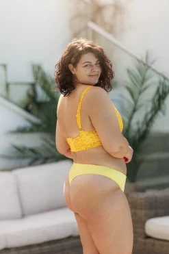 Mid Waist Bikini String - Gul