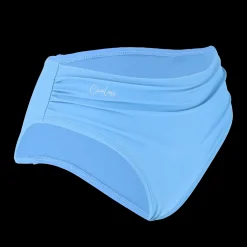 Mid Waist bikinitruse - Lyseblå