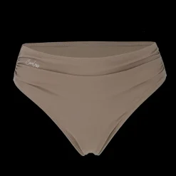 Mid Waist bikinitruse - Mørk beige