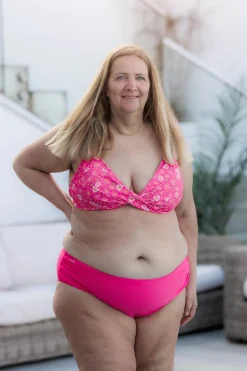 Mid Waist bikinitruse - Rosa