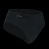 Mid Waist bikinitruse - Svart