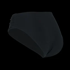 Mid Waist bikinitruse - Svart