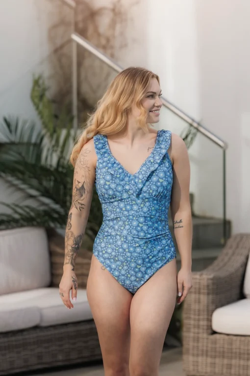 Milano Badedrakt - Mørkeblå - Daisy