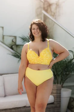 Roma bikinitopp - Gul - Pansy