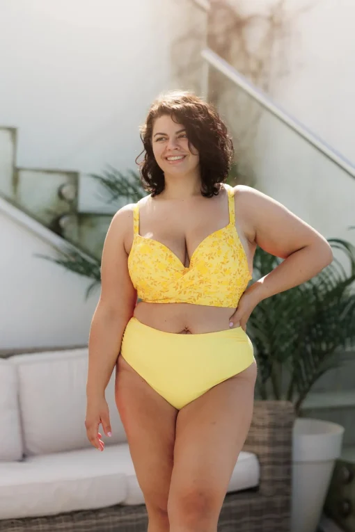 Roma bikinitopp - Gul - Pansy