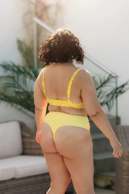 Roma bikinitopp - Gul - Pansy