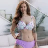 Roma bikinitopp - Lilla - Flowerpower