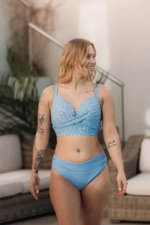 Roma bikinitopp - Lyseblå - Dalia