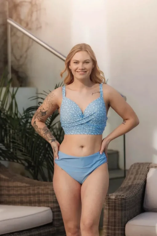 Roma bikinitopp - Lyseblå - Dalia