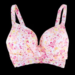 Roma bikinitopp - Lyserosa - Flower Paint