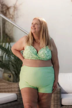 Roma bikinitopp - Pastellgrønn - Pansy