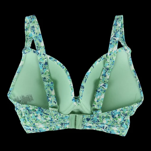 Roma bikinitopp - Pastellgrønn - Flower paint
