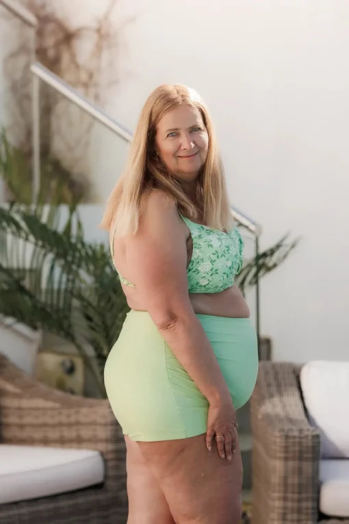 Roma bikinitopp - Pastellgrønn - Pansy