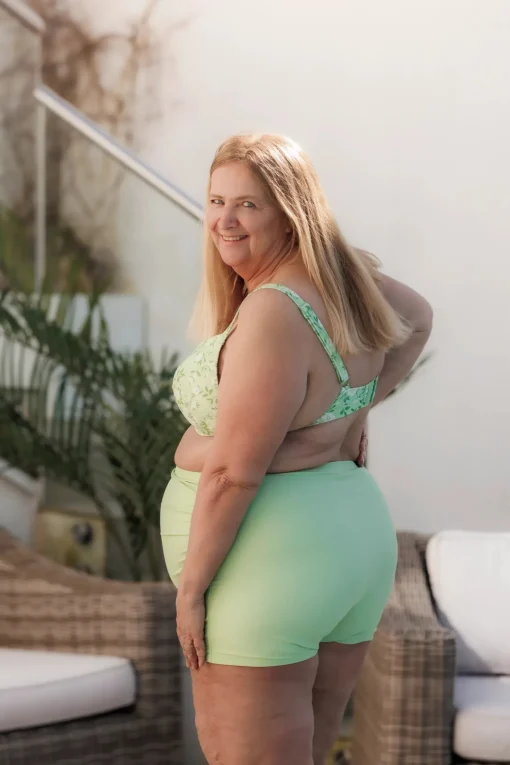 Roma bikinitopp - Pastellgrønn - Pansy