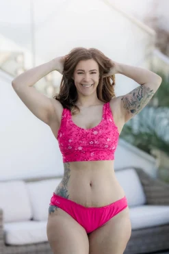 Ruffles Bikinitruse - Rosa