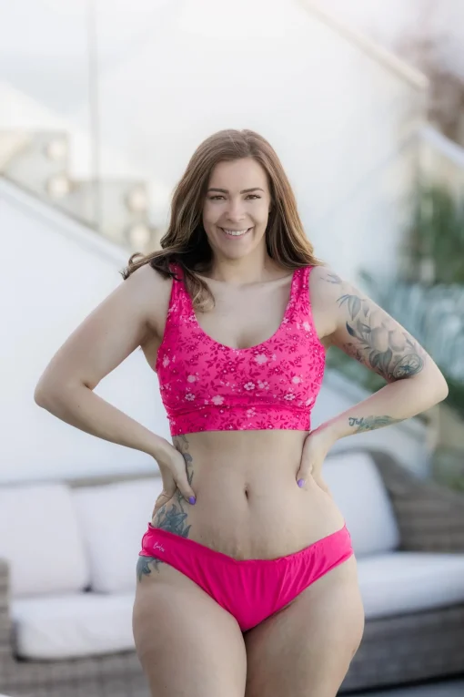 Ruffles Bikinitruse - Rosa