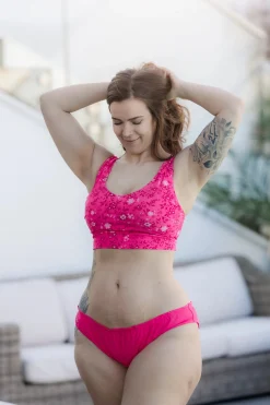 Ruffles Bikinitruse - Rosa