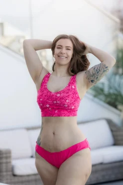 Ruffles Bikinitruse - Rosa