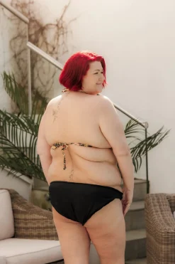 Ruffles Bikinitruse - Svart