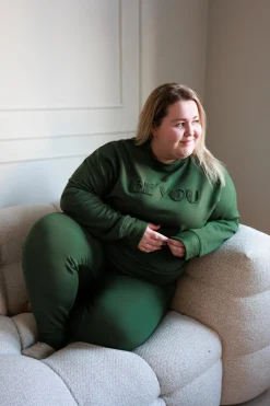 Sandra bukse - Mørk grønn
