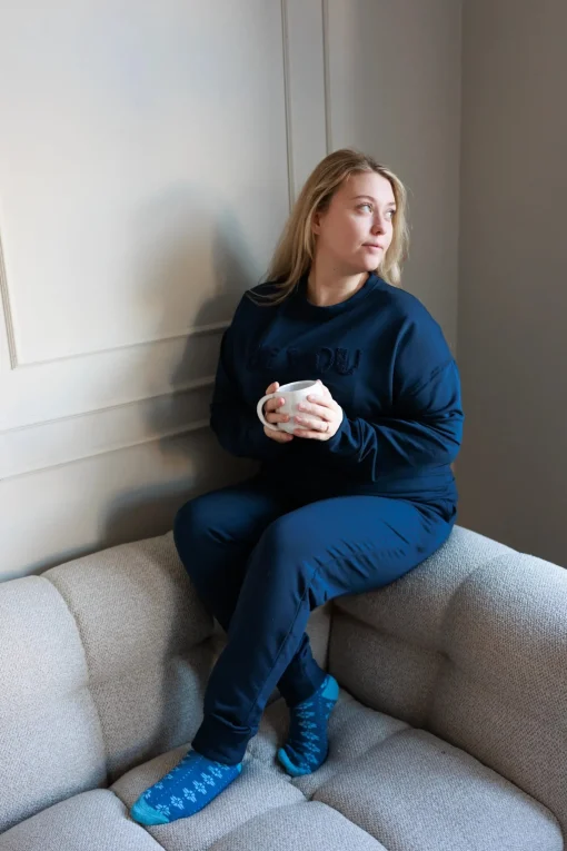 Sandra genser - Mørk blå