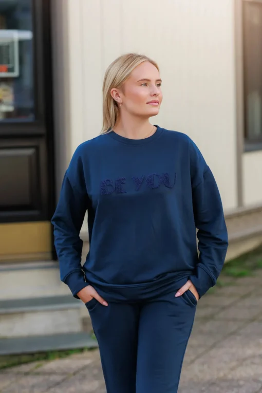 Sandra genser - Mørk blå