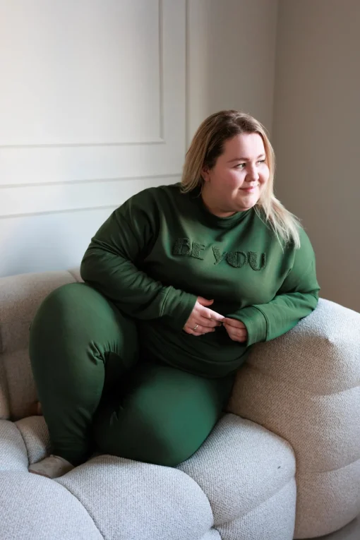 Sandra genser - Mørk grønn