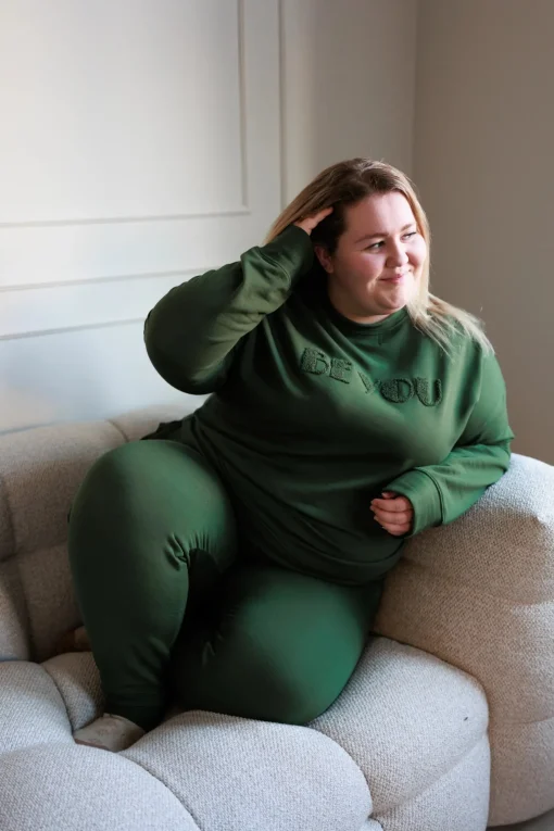 Sandra genser - Mørk grønn