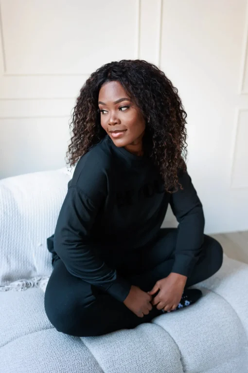 Sandra genser - Svart