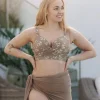Sardinia Sarong - Mørk Beige