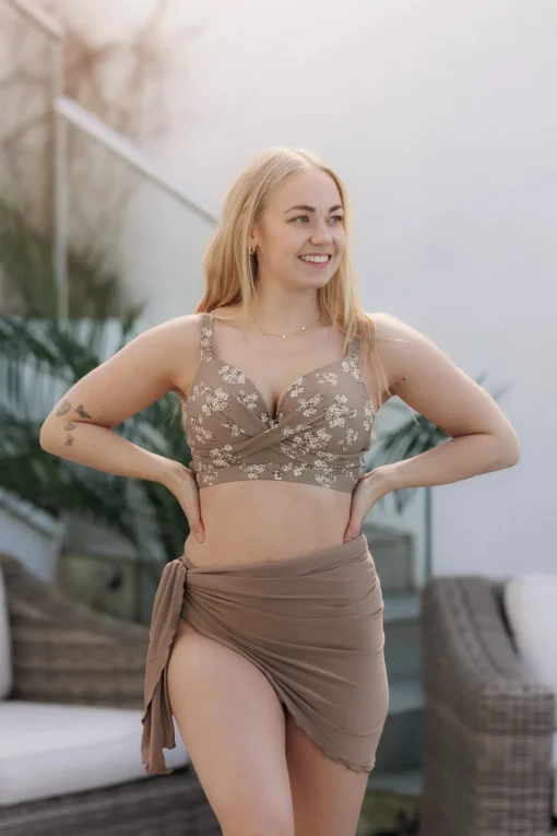 Sardinia Sarong - Mørk Beige
