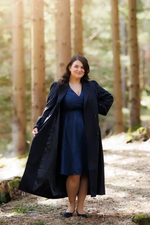 Siri Trenchcoat - Black Onyx