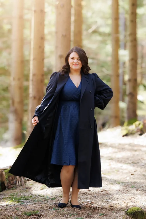 Siri Trenchcoat - Black Onyx