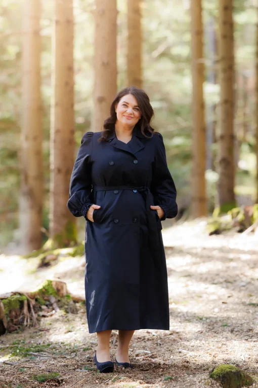Siri Trenchcoat - Black Onyx