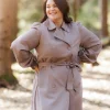 Siri Trenchcoat - Taupe Grey
