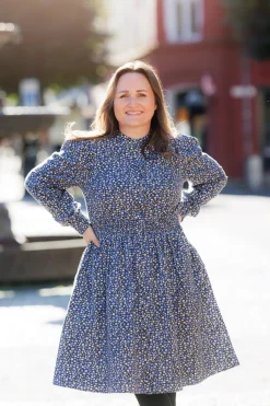 Solveig kjole - Blå